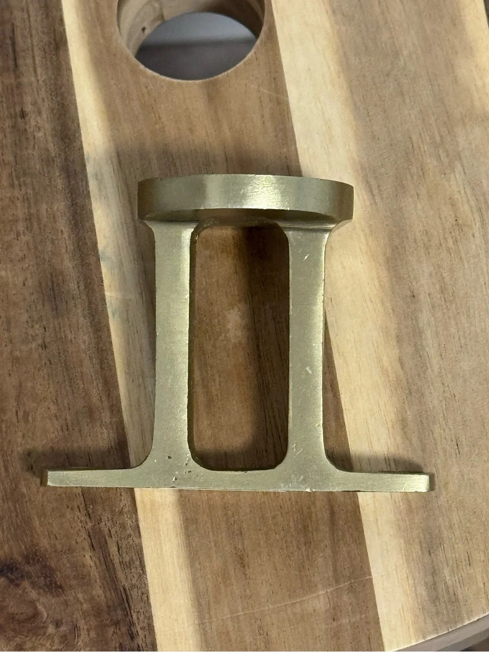 Anthropologie Hilda Brass Hook Bronze Wall Hardware Decorative NWT